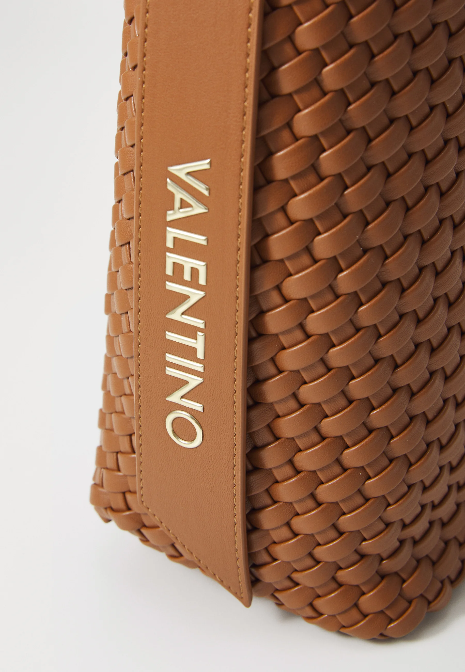 TRACOLLA INTRECCIATA CUOIO VALENTINO Shantel VBS8Y607