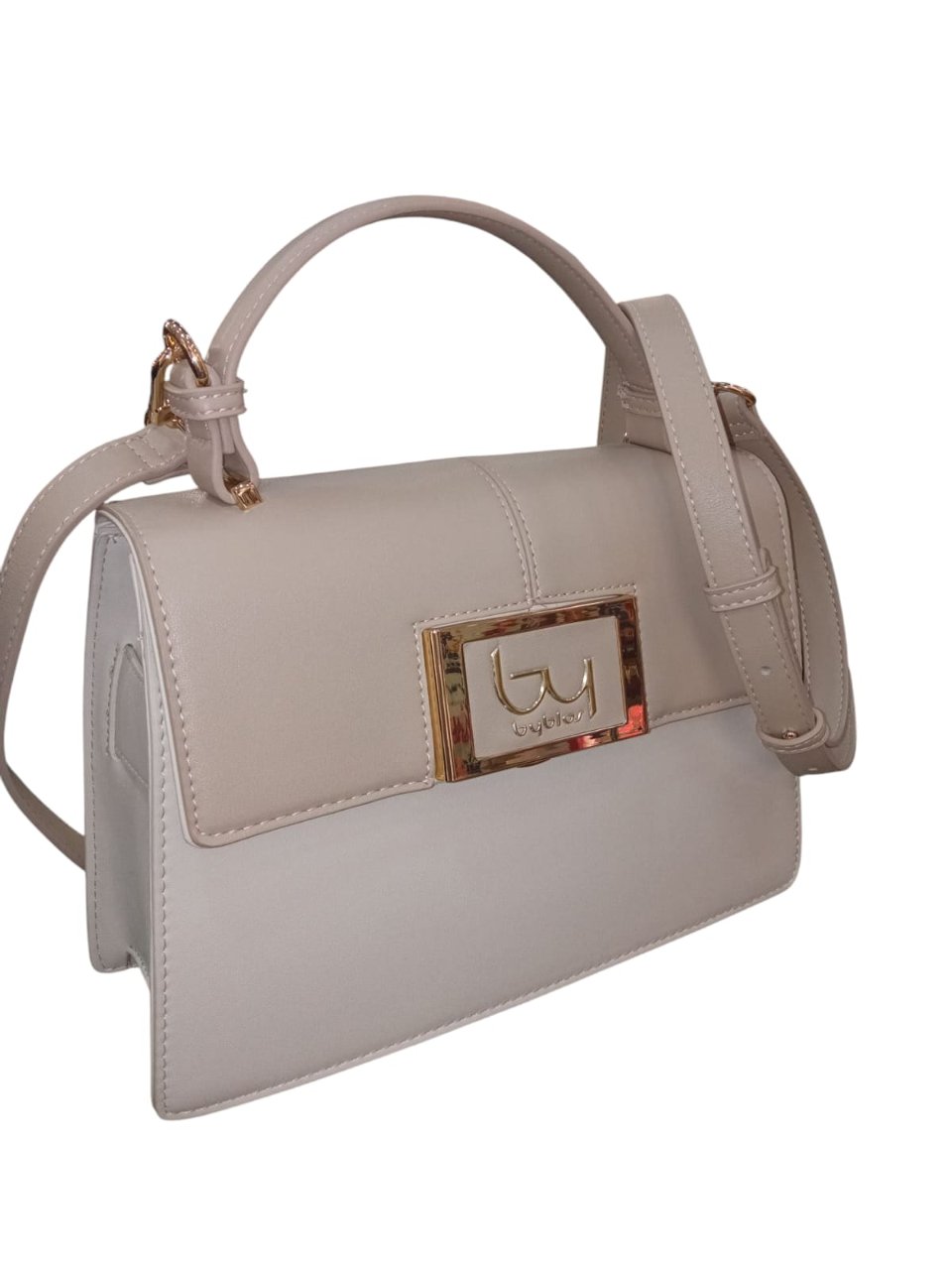 Borsa a Mano  Bicolor Beige Panna By Byblos ETHER