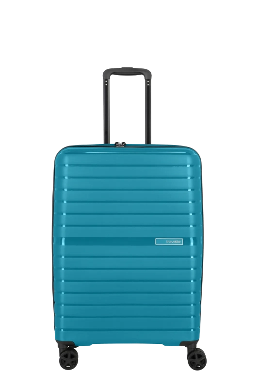 Set 3 trolley grande - medio - cabina  petrolio TRAVELITE Linea Trient