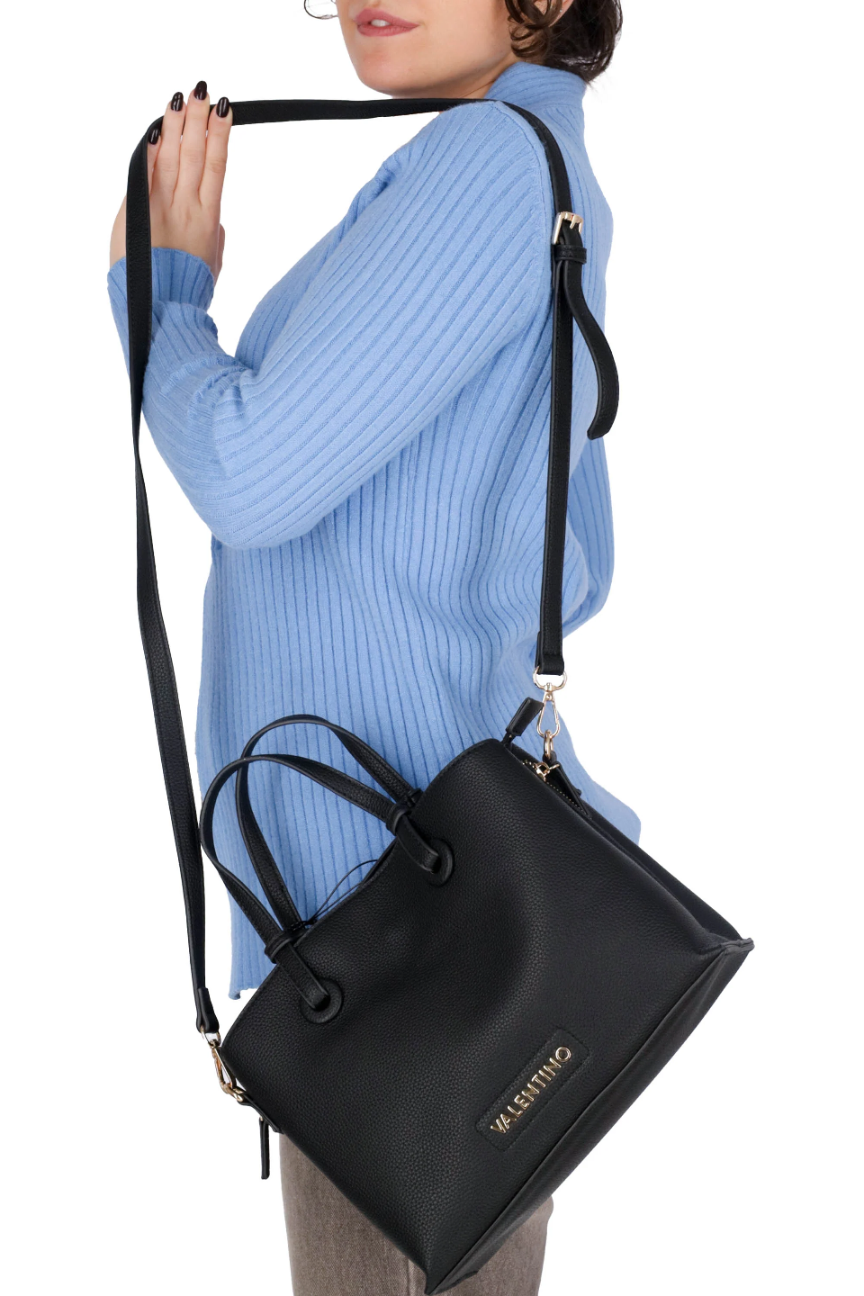 BORSA  A  MANO CON TRACOLLA VALENTINO SALLIE RE