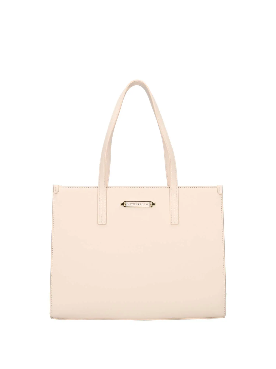 BORSA SHOPPER  ECRU 16993-DER-S5B-A ATELIER DU SAC PAULETTE