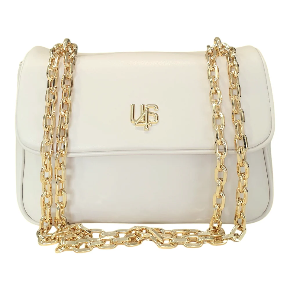 BORSA  A TRACOLLA CON PATTA BEIGE 4US CESARE PACIOTTI 4US