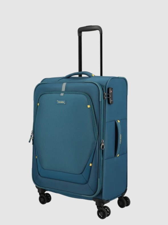 Set 3 trolley grande - medio - cabina Petrolio TRAVELITE LINEA UMBRIA