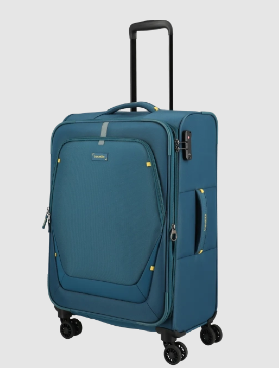 Set 3 trolley grande - medio - cabina Petrolio TRAVELITE LINEA UMBRIA