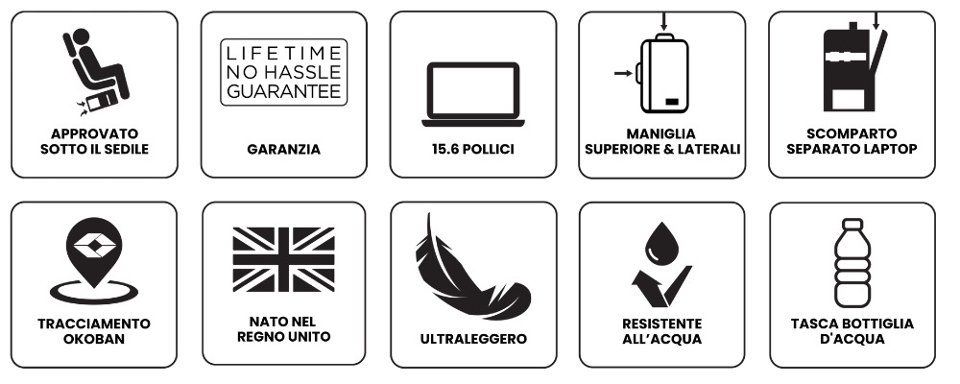 ZAINO DA VIAGGIO Classic Tech 28 Cloud Nine Cabin Zero CABIN ZERO