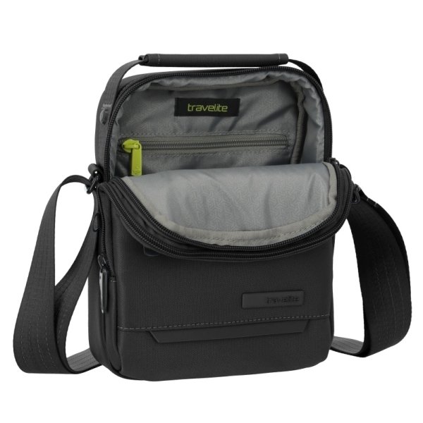 BORSELLO UOMO NERO TRAVELITE Linea Workfloow.