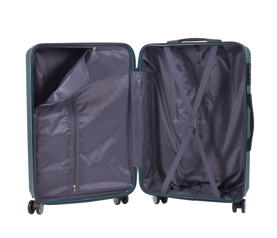 Set 3 Trolley/valigie in ABS, 4 ruote, Espandibile RAVIZZONI LINEA STELVIO