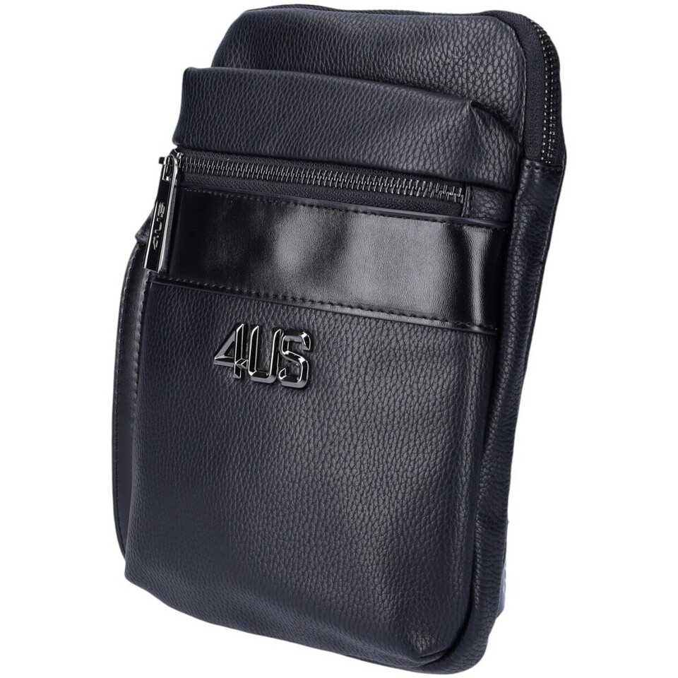 BORSELLO UOMO NERO 4US CESARE PACIOTTI 4US CROSS BAG