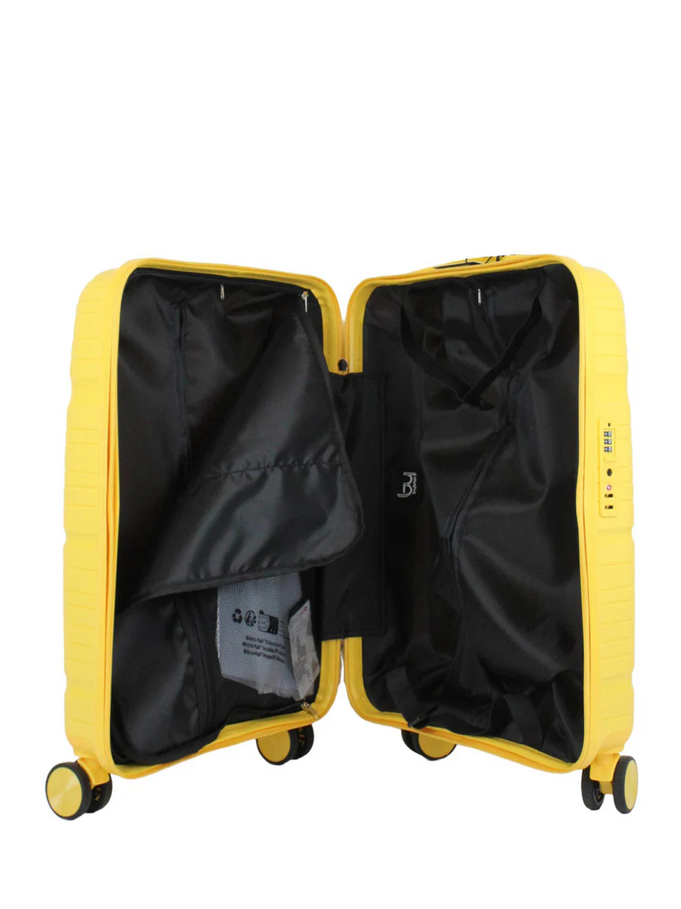 Set 3 trolley grande - medio - cabina  Giallo By Byblos