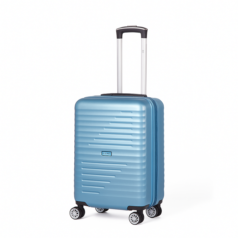 Trolley  4 Ruote Cabina  blu acciaio RAVIZZONI linea Svezia