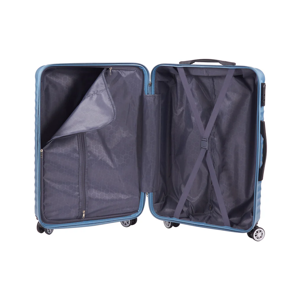 Trolley  4 Ruote Cabina  blu RAVIZZONI linea Svezia