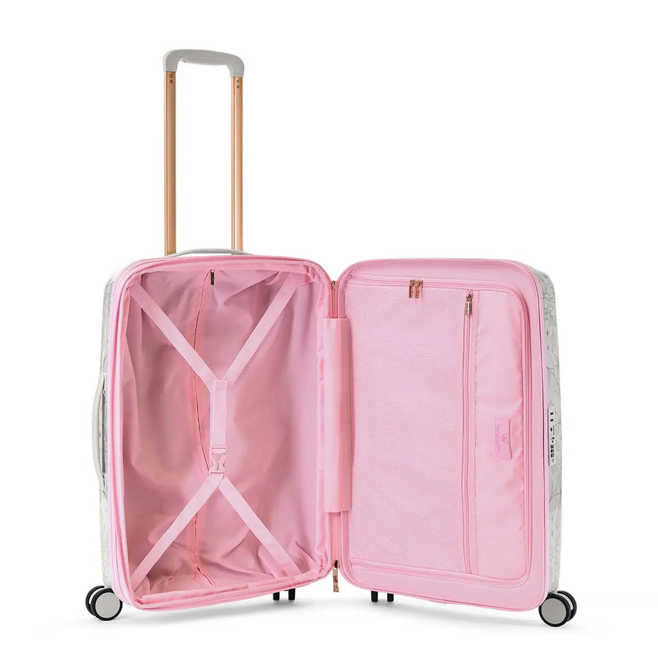 Trolley 4 ruote espandibile 64 cm  butterfly BRACCIALINI LINEA ARTE
