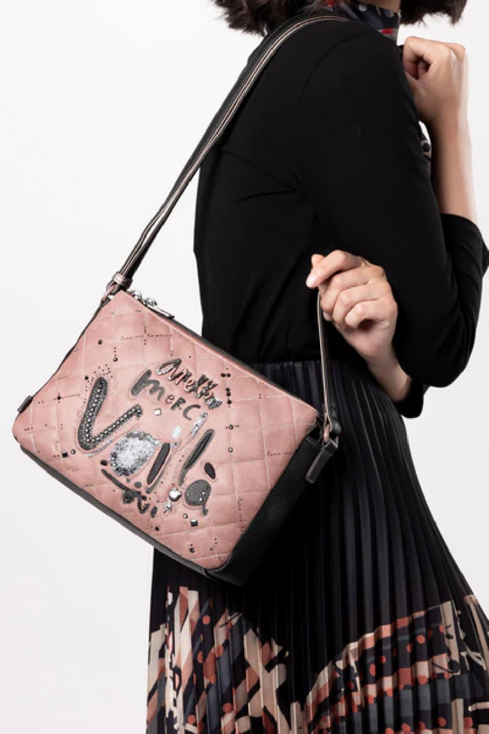 BORSA A TRACOLLA  3 SCOMPARTI ANEKKE Linea Parisian