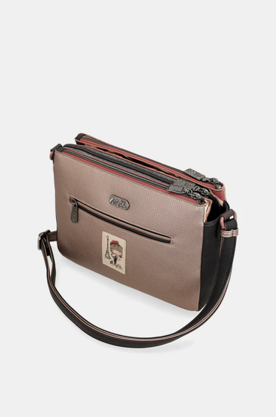BORSA A TRACOLLA  3 SCOMPARTI ANEKKE Linea Parisian