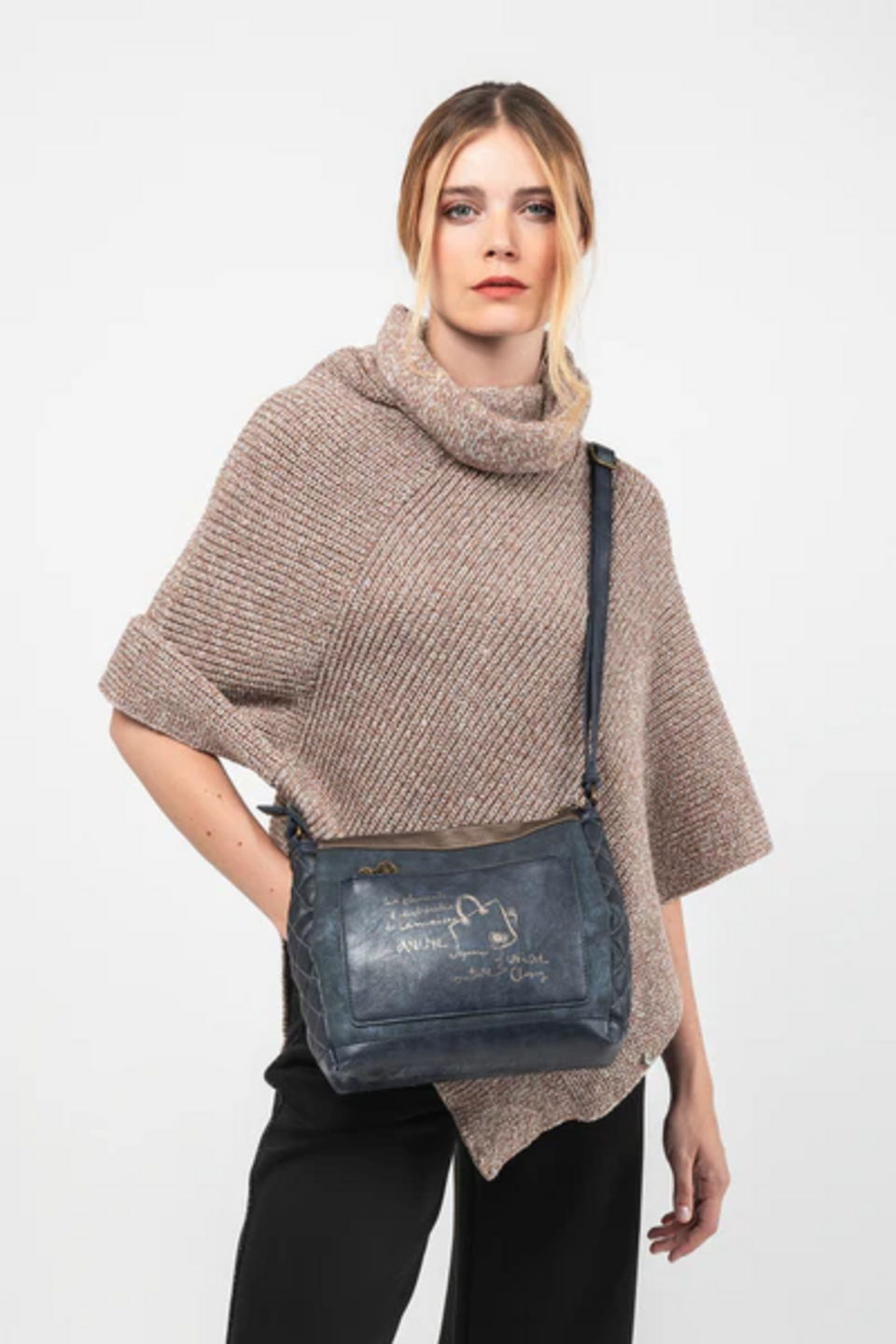 BORSA A TRACOLLA  3 SCOMPARTI ANEKKE Linea Boutique
