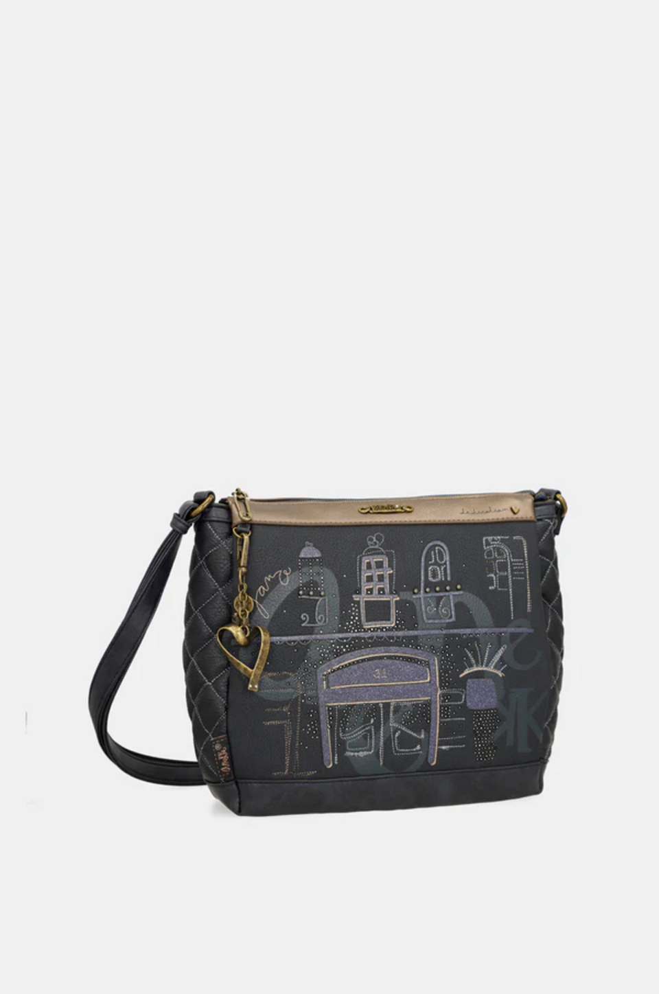 BORSA A TRACOLLA  3 SCOMPARTI ANEKKE Linea Boutique