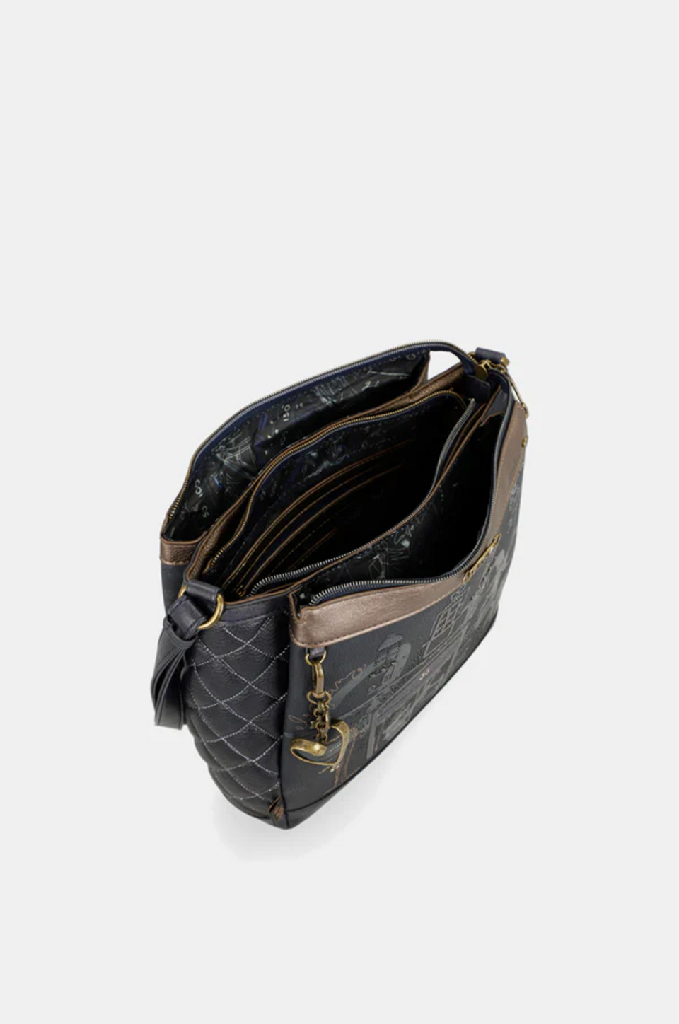BORSA A TRACOLLA  3 SCOMPARTI ANEKKE Linea Boutique