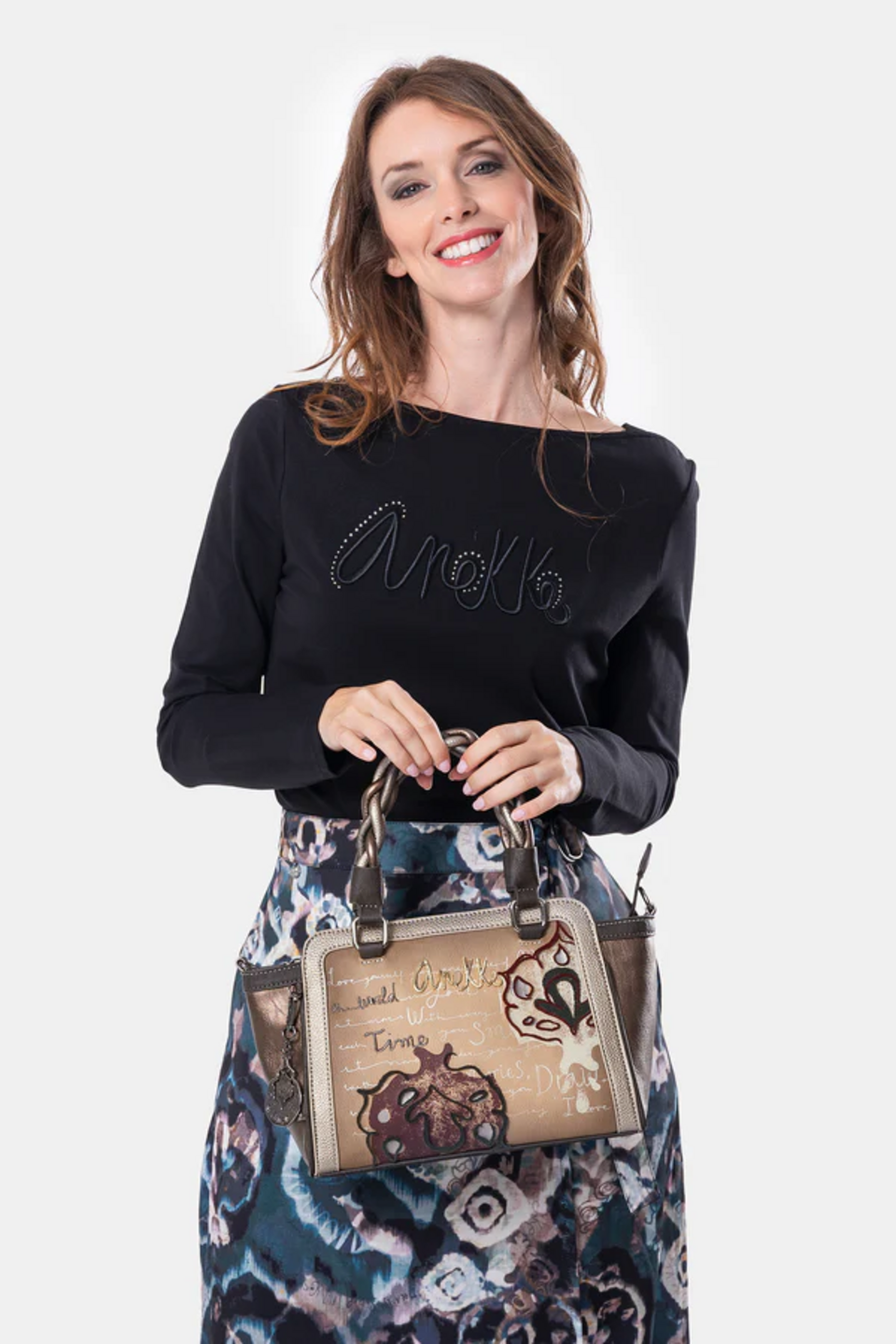 BORSA A MANO CON TRACOLLA ANEKKE Linea MANIFESTO