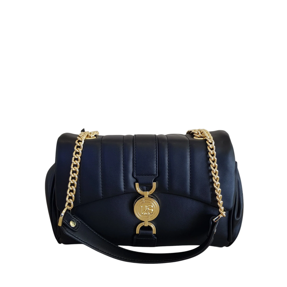 BORSA  A TRACOLLA CON PATTA  NERA 4US CESARE PACIOTTI 4US KEIRA