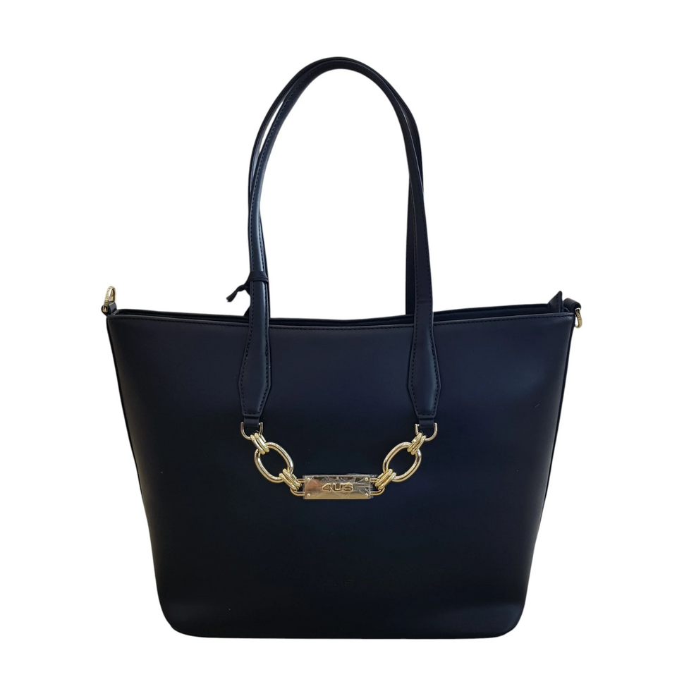 BORSA SHOPPER NERA 4US CESARE PACIOTTI 4US WHITNEY