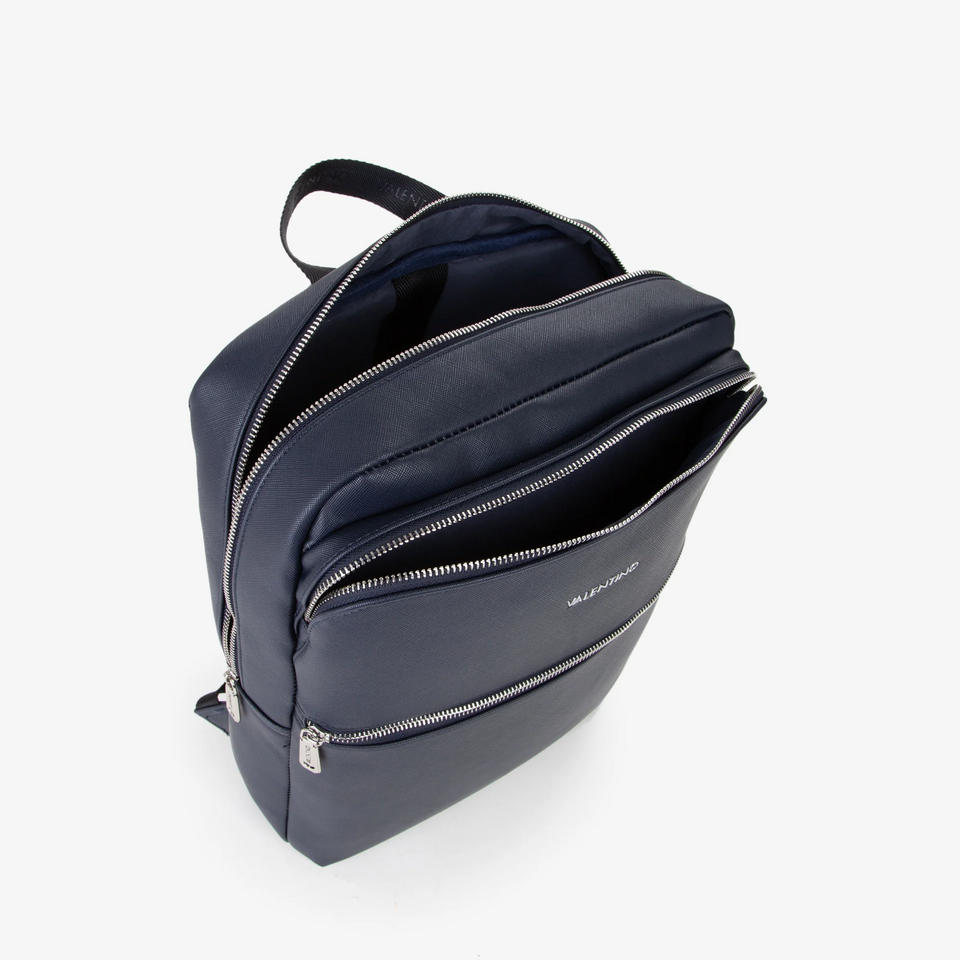 BORSA A ZAINO SAFFIANO  BLU VALENTINO Linea Marnier