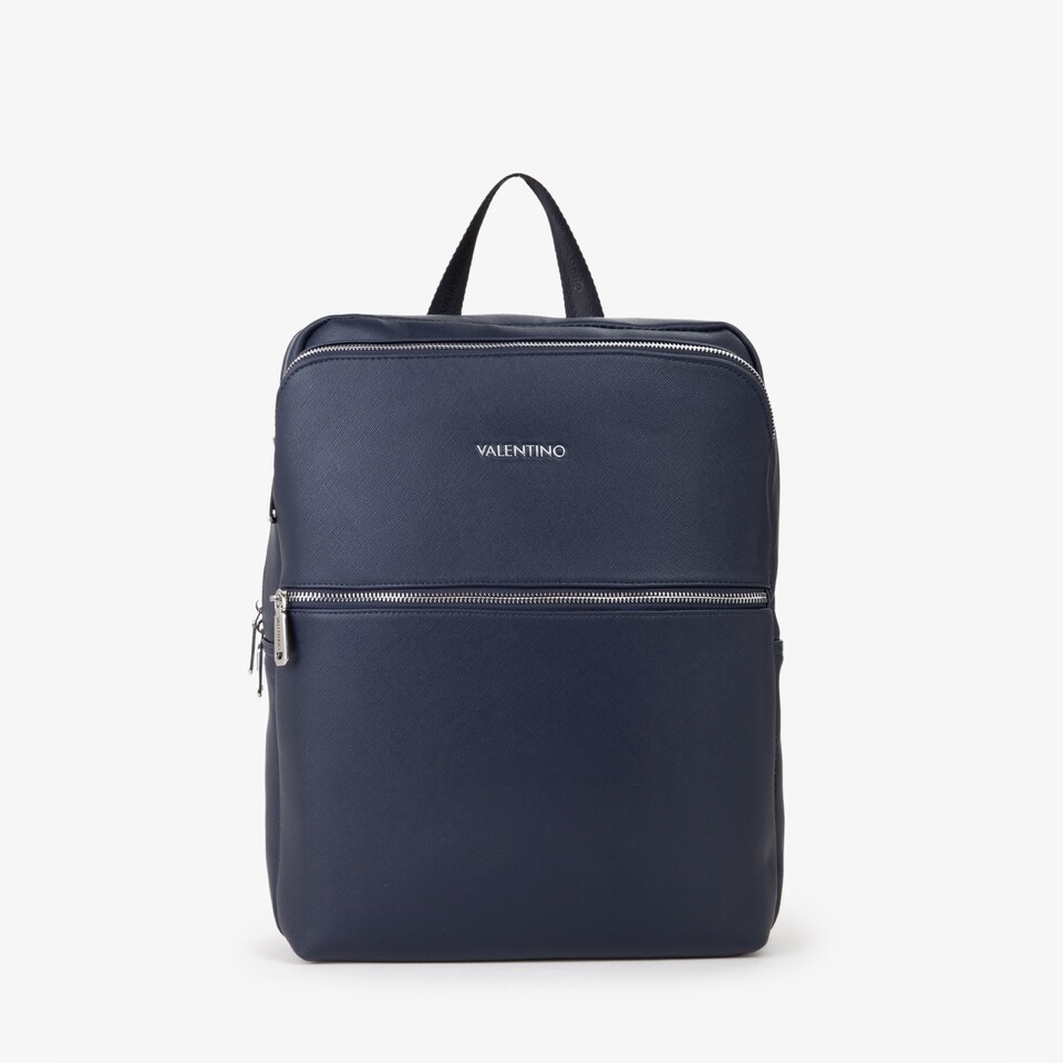 BORSA A ZAINO SAFFIANO  BLU VALENTINO Linea Marnier