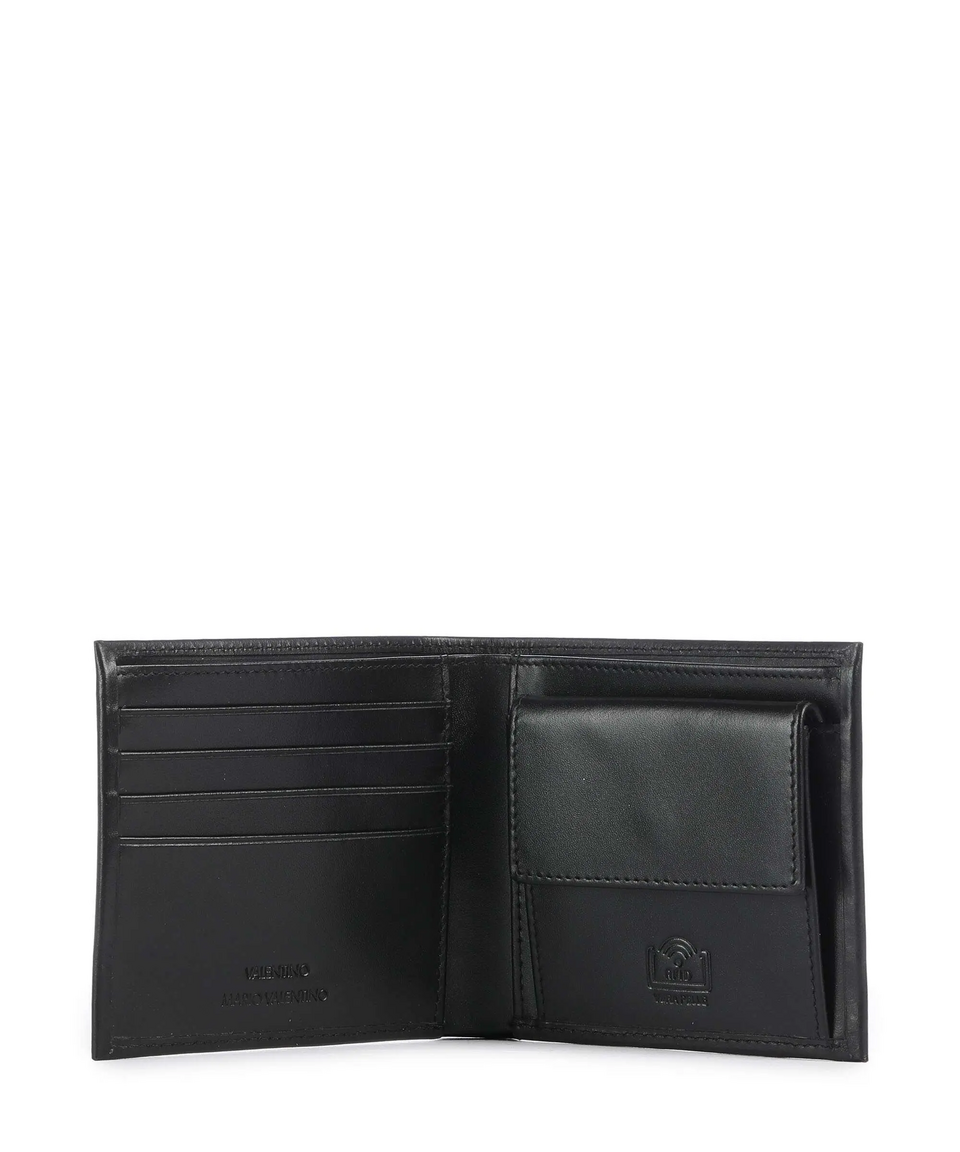 Portafoglio  in Pelle uomo nero VALENTINO Linea VILL