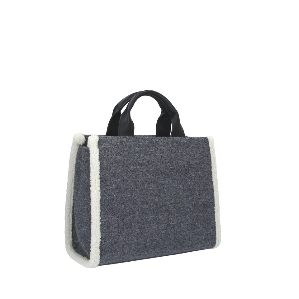 BORSA  A MANO CON TRACOLLA GRIGIA PASHBAG Marge