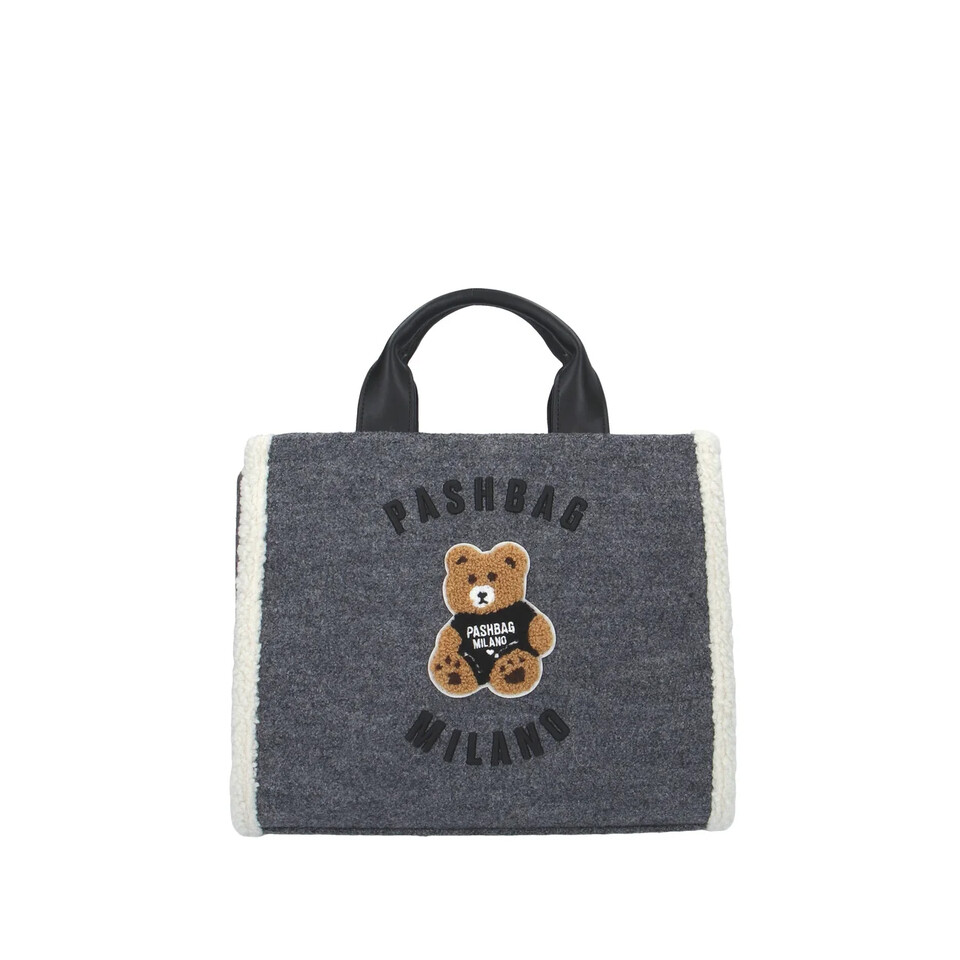 BORSA  A MANO CON TRACOLLA GRIGIA PASHBAG Marge