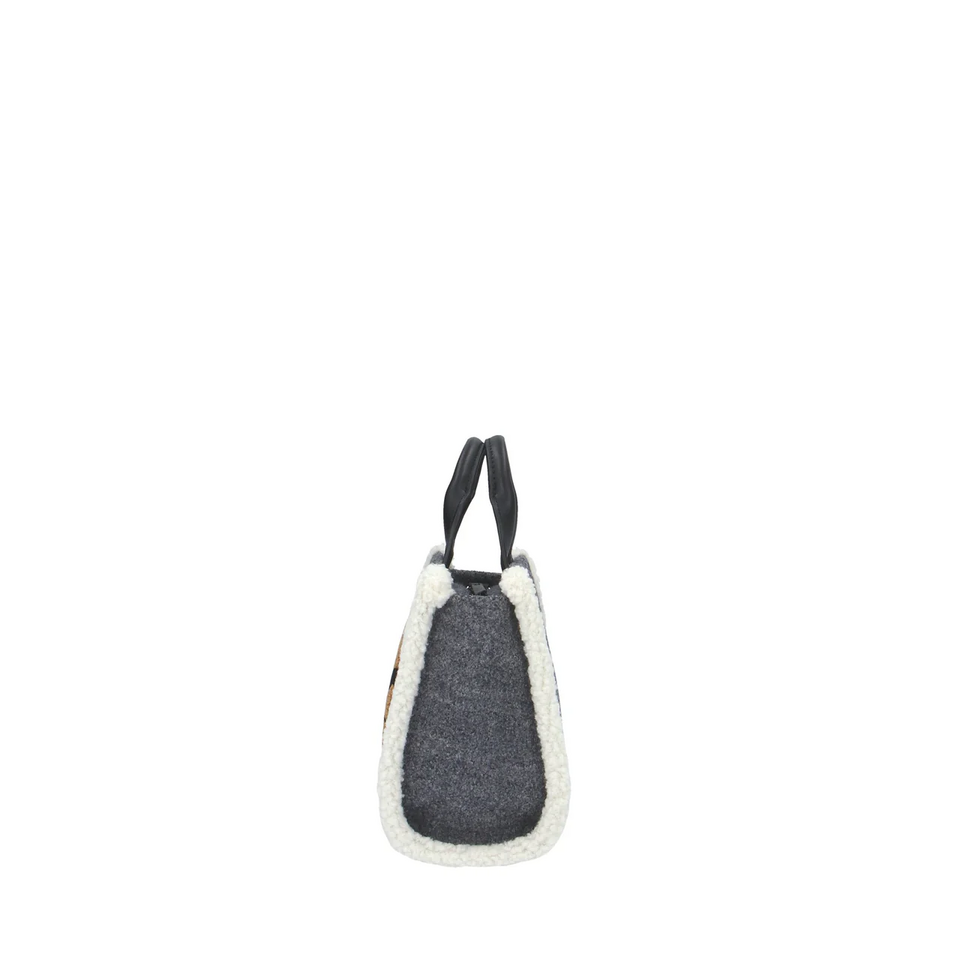 BORSA  A MANO CON TRACOLLA GRIGIA PASHBAG Mini Marge