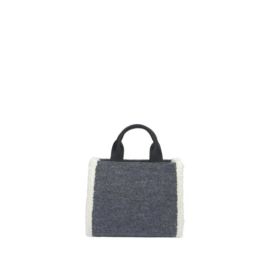BORSA  A MANO CON TRACOLLA GRIGIA PASHBAG Mini Marge