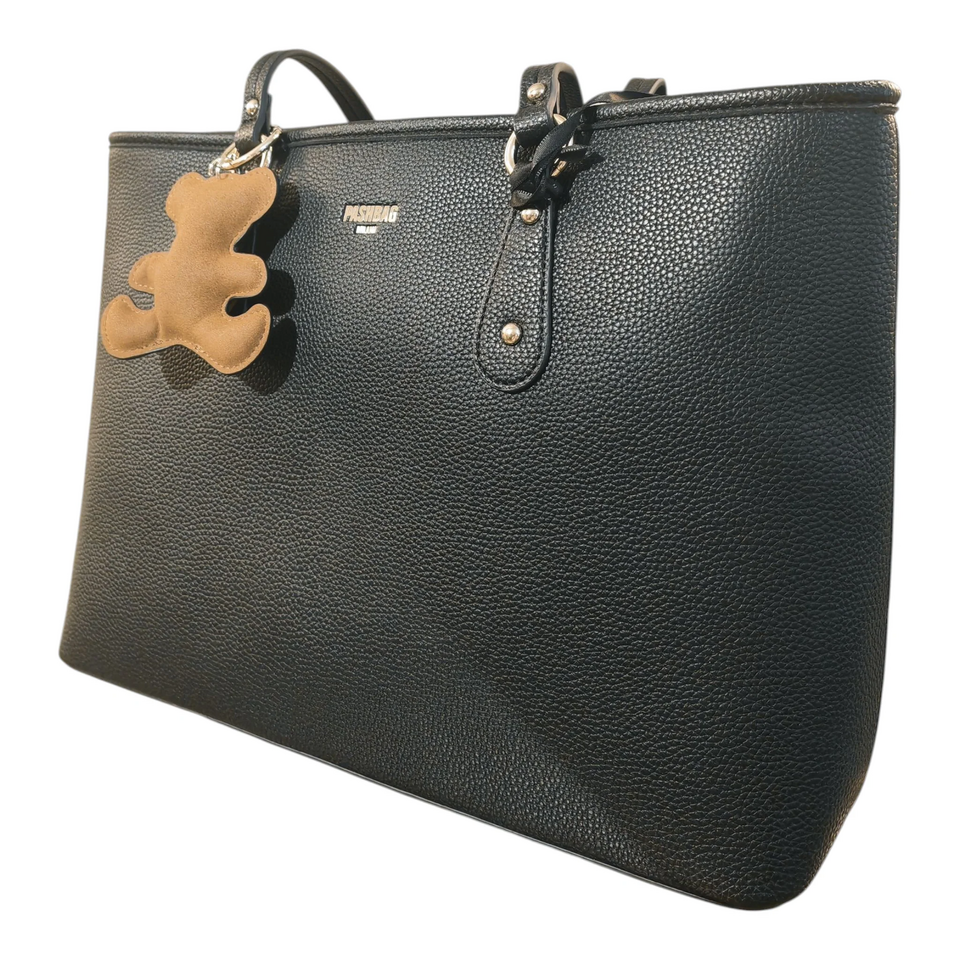 BORSA SHOPPING NERA LIKE IT PASHBAG JANINE