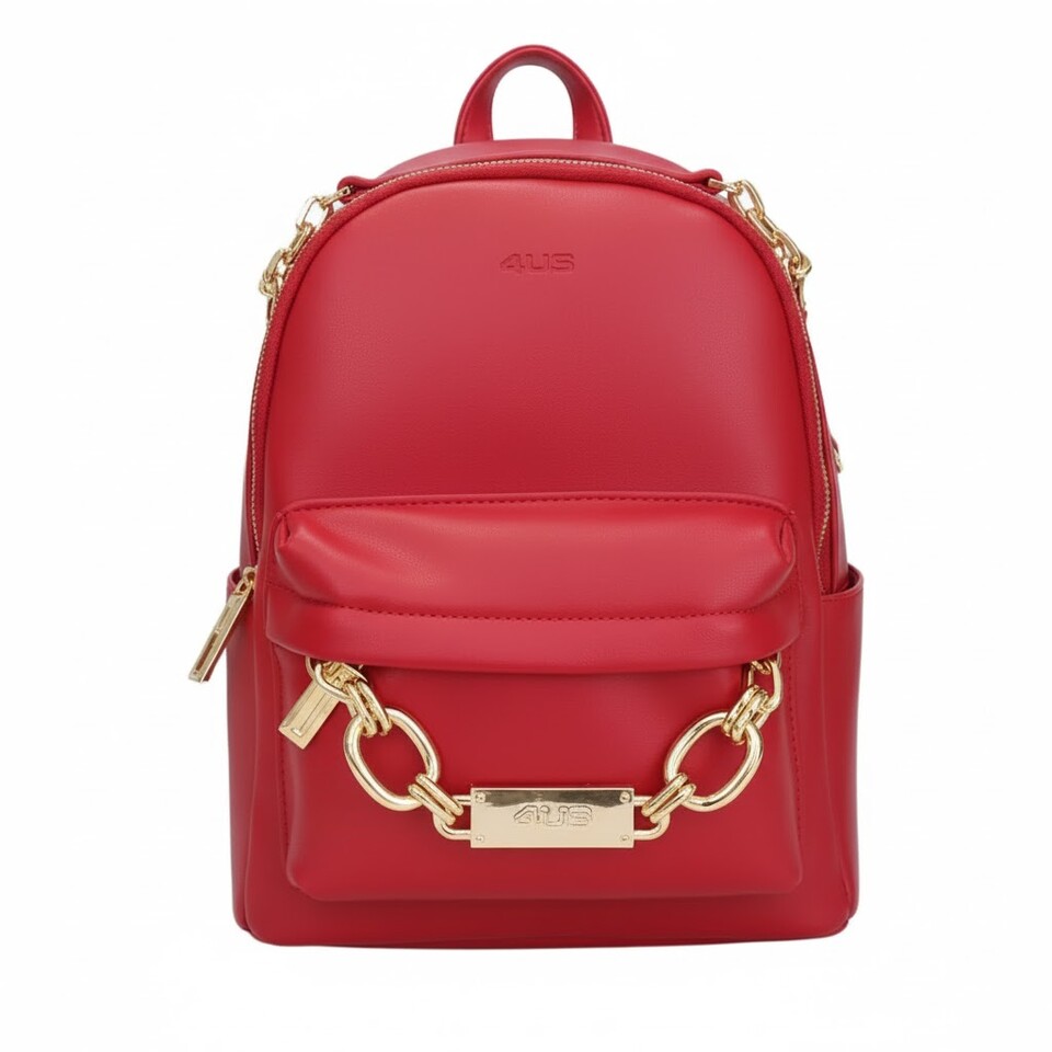 BORSA  A  ZAINO ROSSO 4US CESARE PACIOTTI 4US