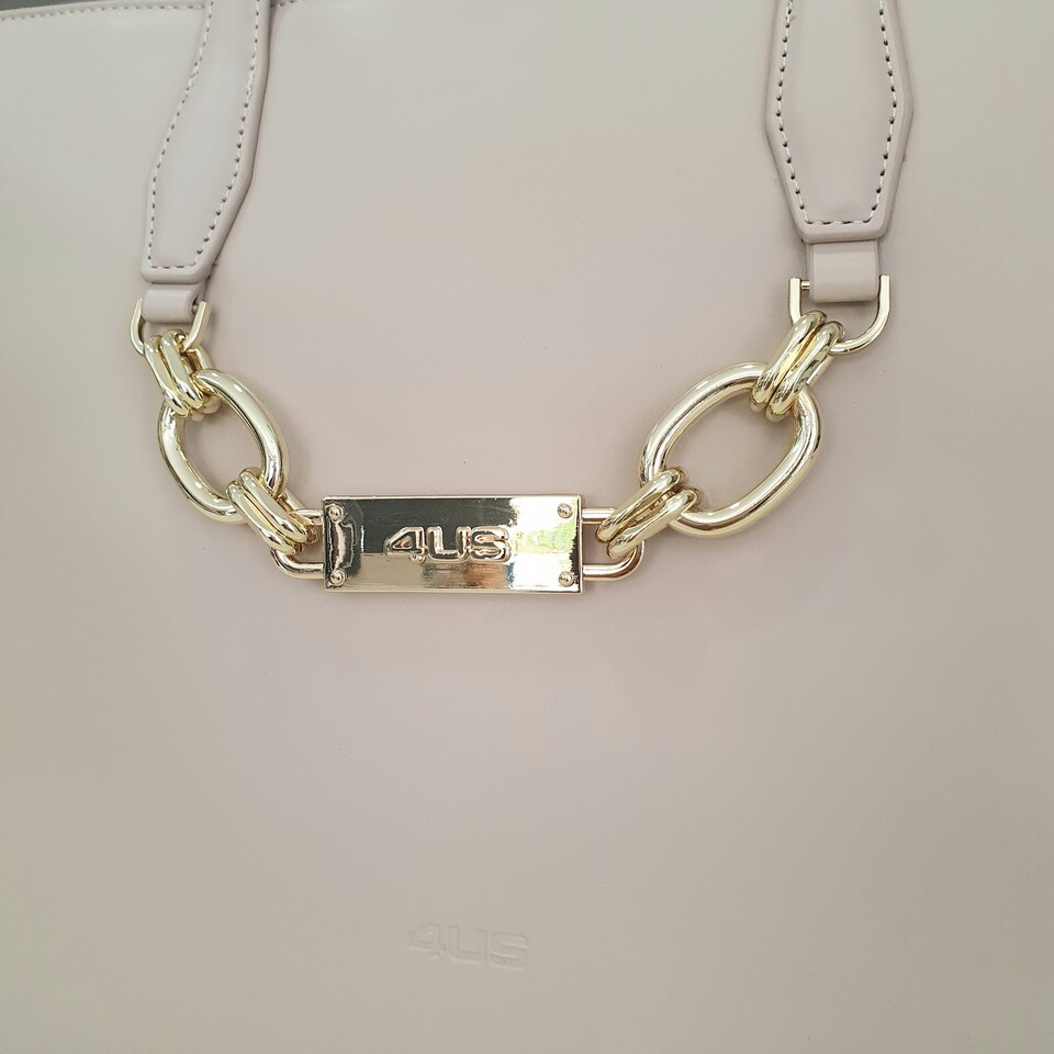 BORSA SHOPPER BEIGE 4US CESARE PACIOTTI 4US WHITNEY