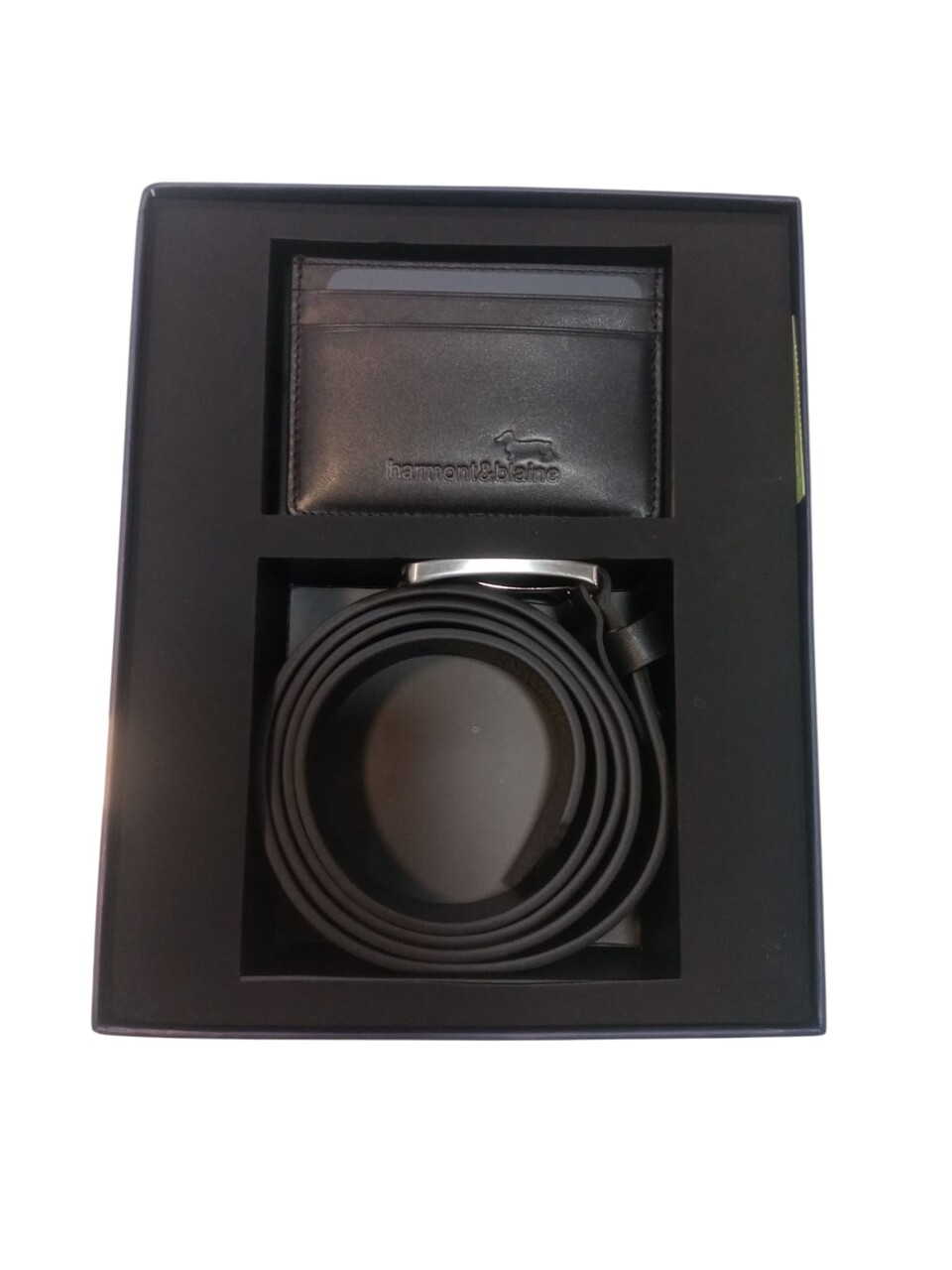COFANETTO PORTACARD + CINTURA UOMO E  Linea H&B Giftset Harmont & Blaine GIFT