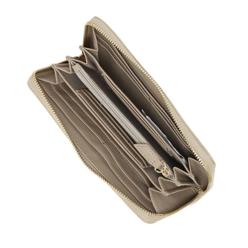 PORTAFOGLIO DONNA CERNIERA TAUPE By Byblos LINEA NOTREDAME