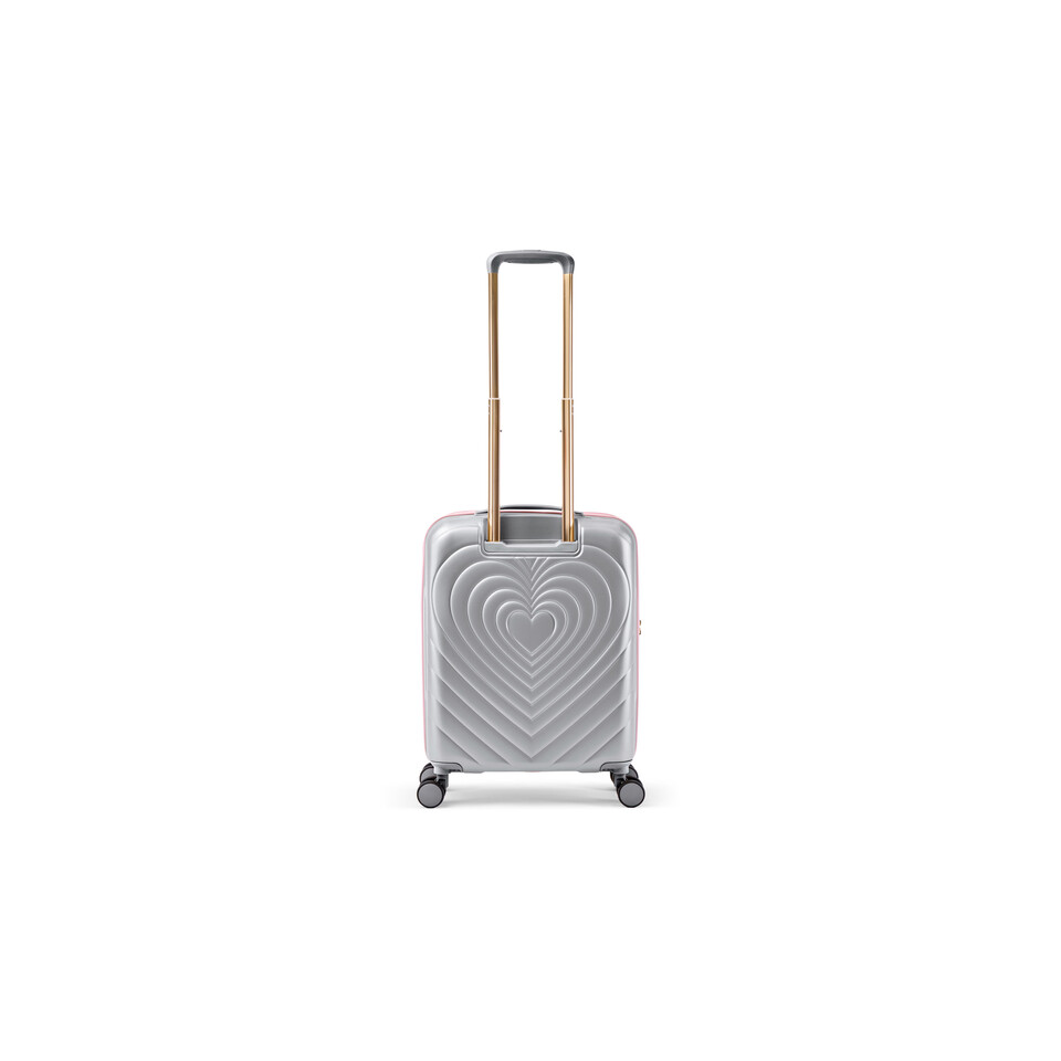 Trolley 4 ruote 55 cm  ARGENTO BRACCIALINI LINEA O CORE