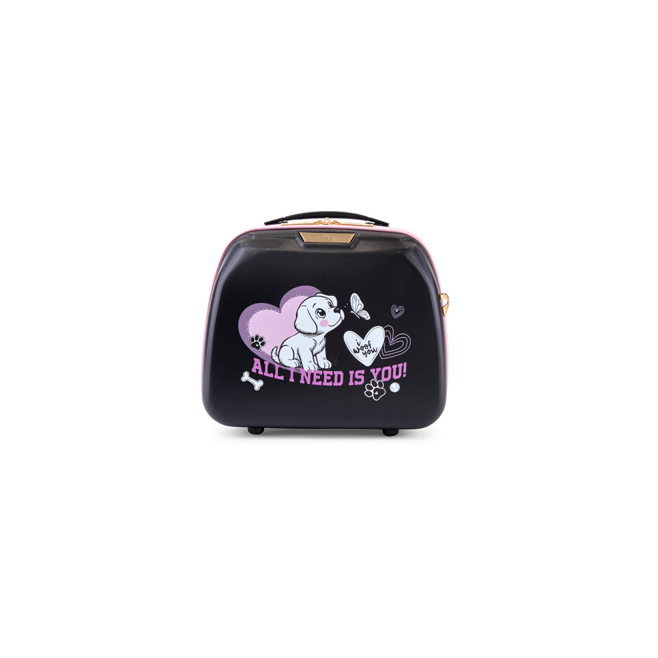 Beauty Case nero BRACCIALINI LINEA PUPPIES