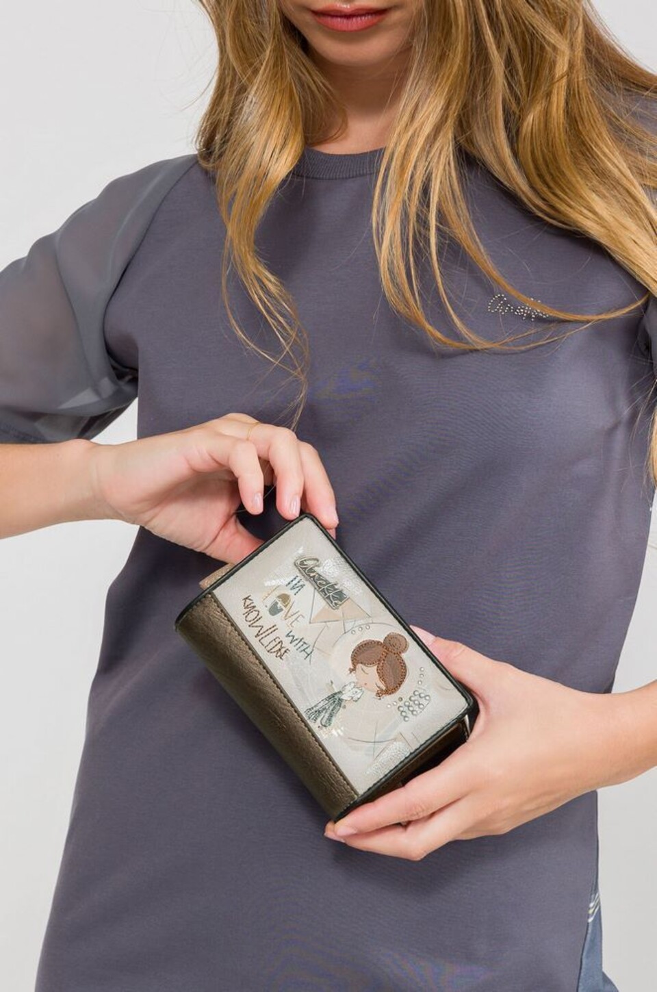 PORTAFOGLIO DONNA RFID ANEKKE Linea  SOPHIA