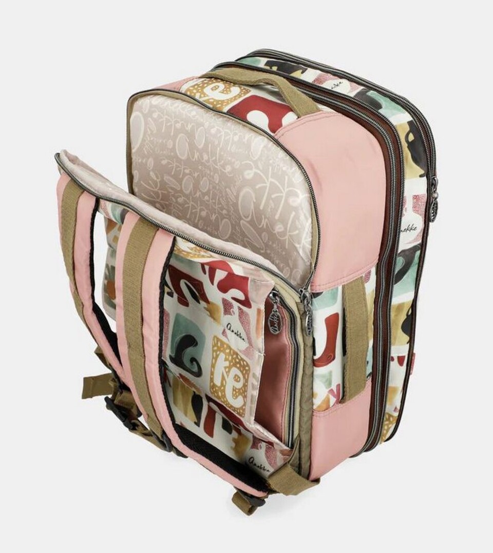 BORSA A ZAINO ESPANDIBILE Porta P/C DA VIAGGIO ANEKKE Linea AMPHORA