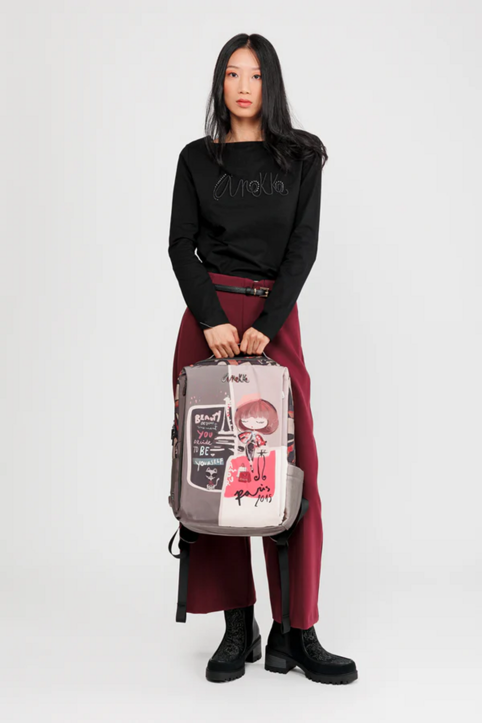 BORSA A ZAINO Porta P/C da viaggio ANEKKE Linea MADEMOISELLE