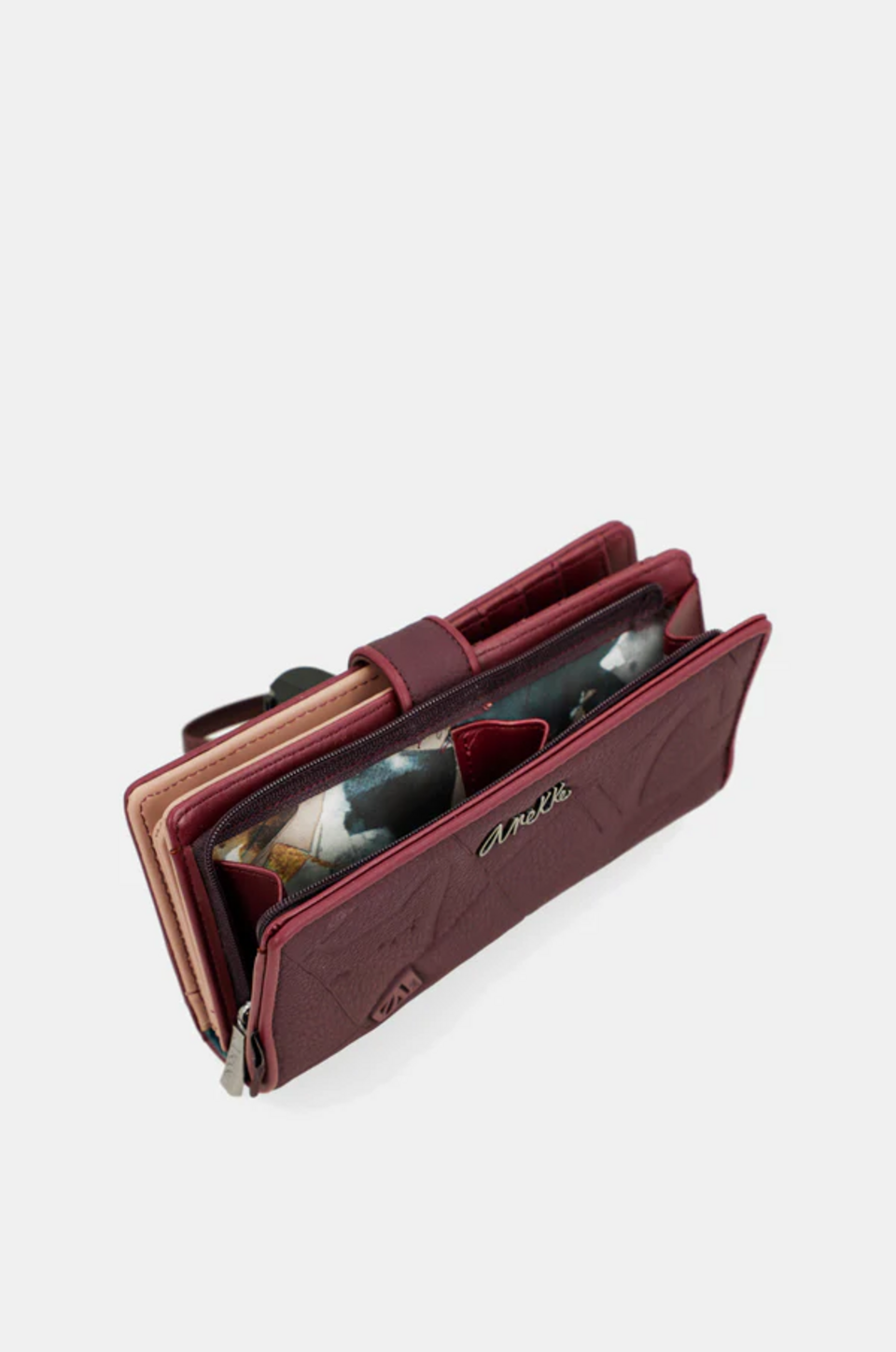 Portafoglio Donna con doppia Chiusura ANEKKE Linea Evolution