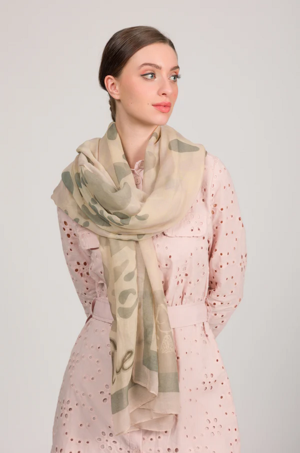 FOULARD CON STAMPA GAIA ANEKKE Linea GAIA