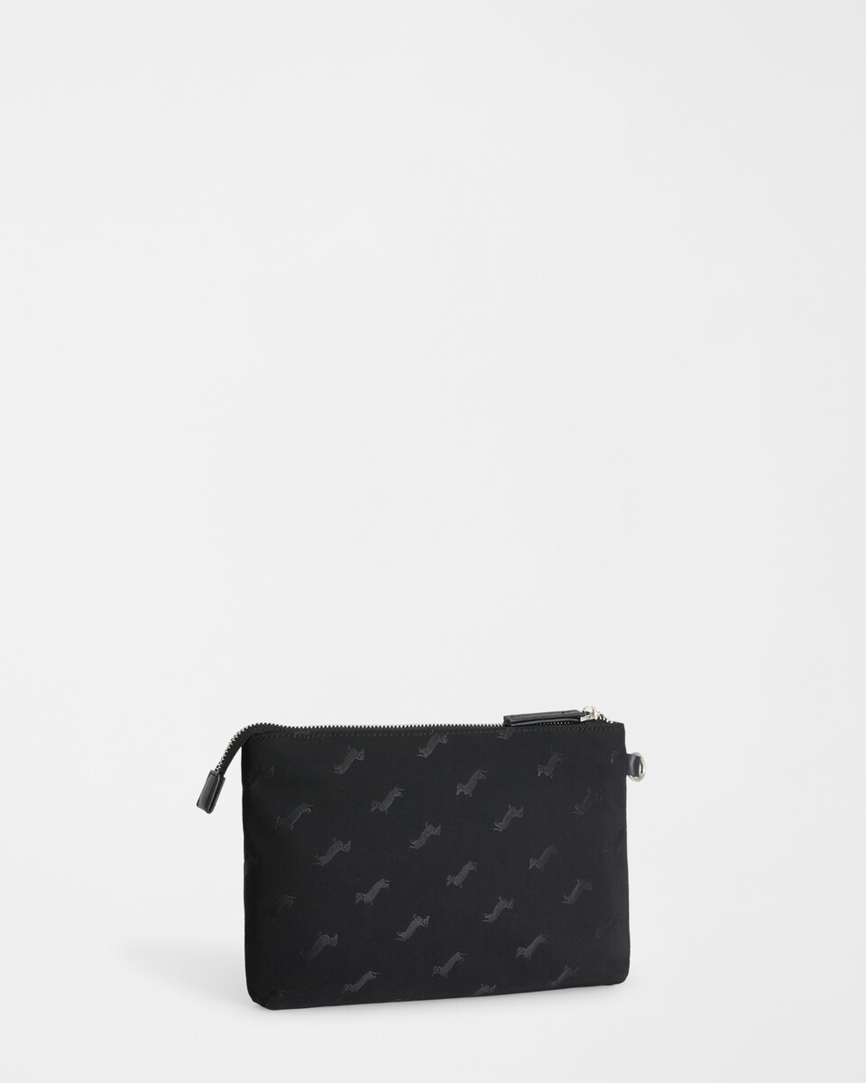 POCHETTE  UOMO NERO   All Over Harmont & Blaine FURORE