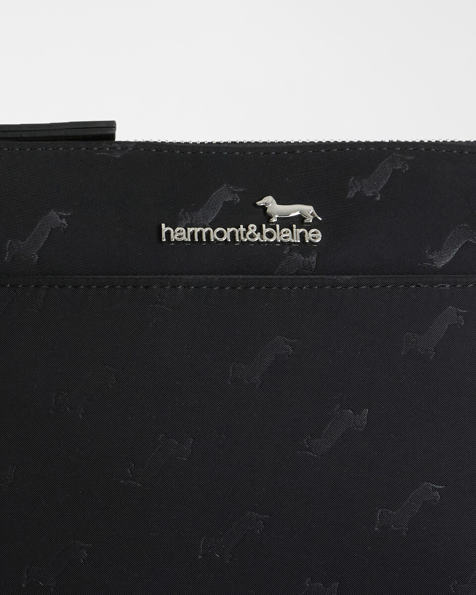 POCHETTE  UOMO NERO   All Over Harmont & Blaine FURORE