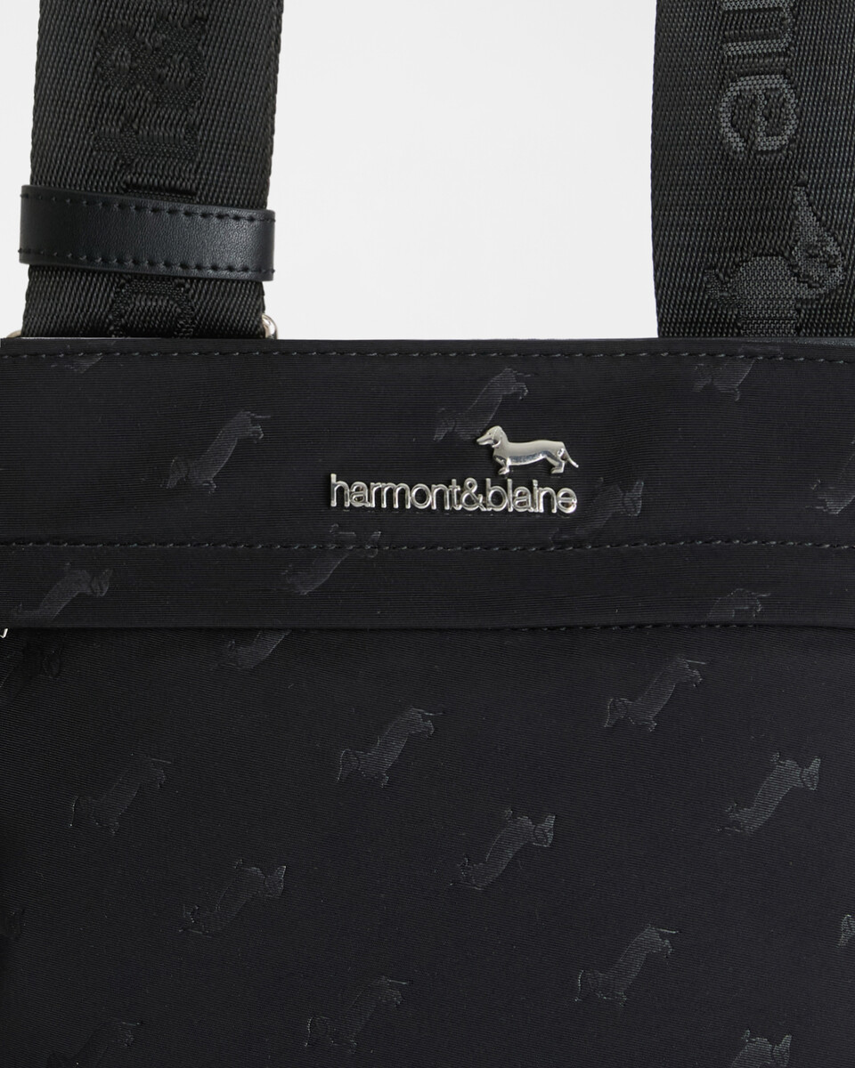 BORSELLO  UOMO NERO  All Over Harmont & Blaine FURORE