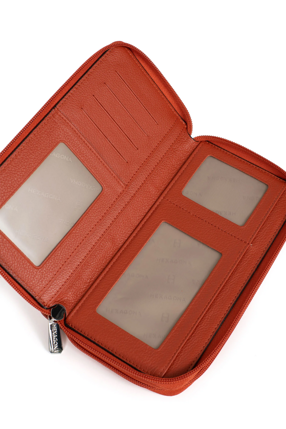 Portafoglio Donna Doppia zip pelle  467399 HEXAGONA Confort