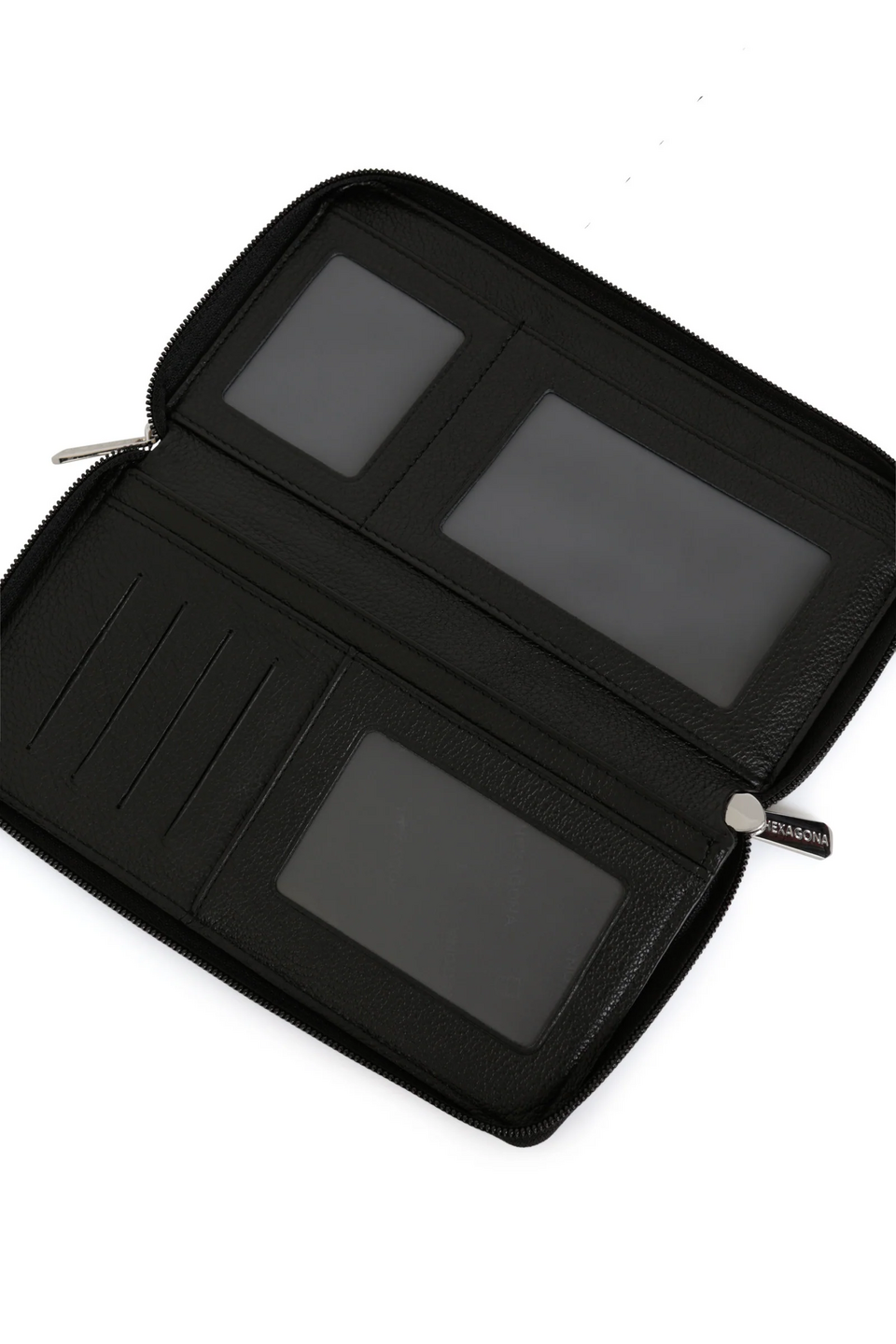 Portafoglio Donna Doppia zip pelle  467399 HEXAGONA Confort