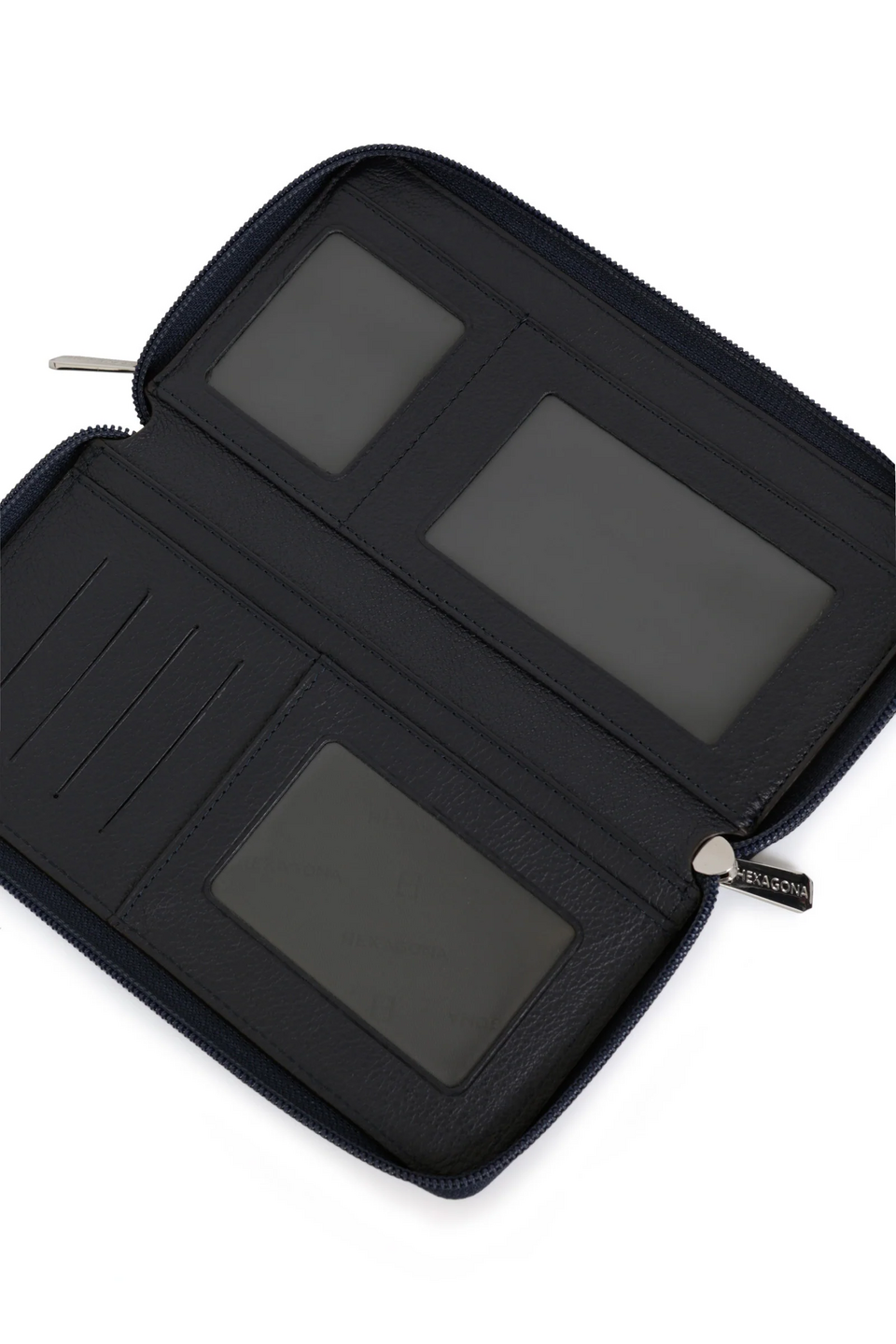 Portafoglio Donna Doppia zip pelle  467399 HEXAGONA Confort