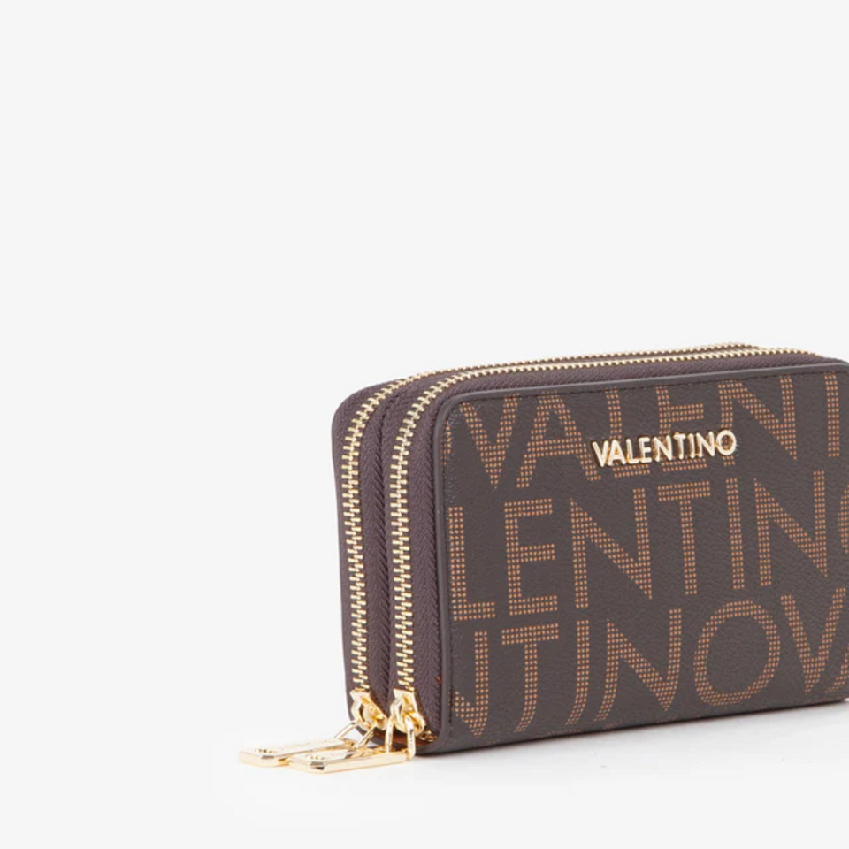 PORTAFOGLIO DONNA  DOPPIA CERNIERA VALENTINO LINEA REGINA RE